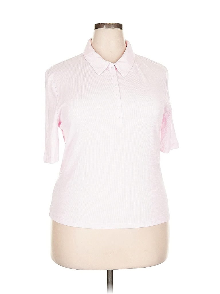 GAP Pre-owned Short Sleeve Blouse In Pink