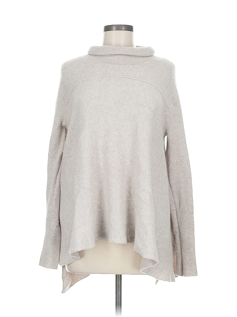 Pre-owned Free People Turtleneck Sweater In Brown