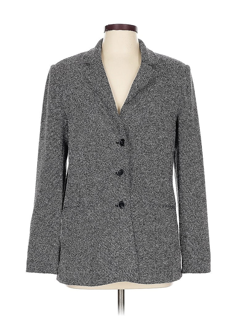 Pre-owned Coldwater Creek Blazer Jacket In Gray