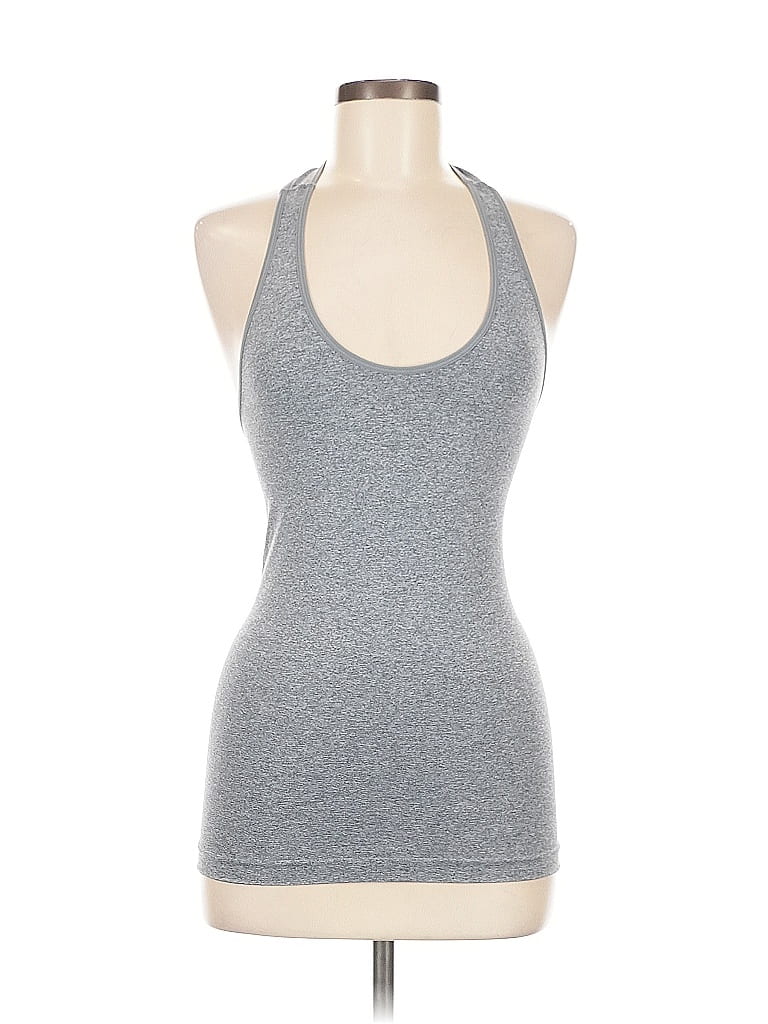 MARILYN MONROE Pre-owned Tank Top Gray Halter Neckline Tops