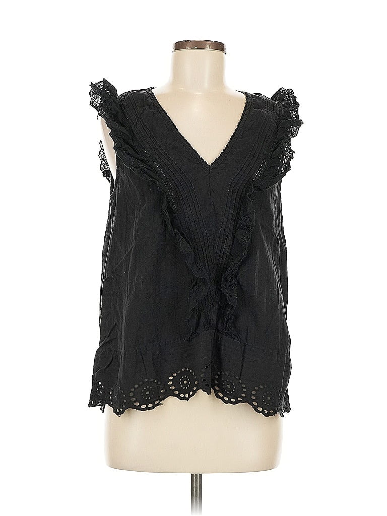 GAP Pre-owned Sleeveless Blouse In Black