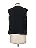 Hache 100% Lana Wool Black Sleeveless Blouse Size EU 40 / US 10 - photo 2