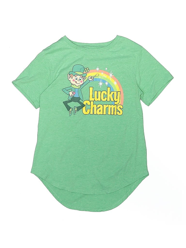 Click to view more detailed imagery on our partner's website Pre-owned Lucky Charms Kids' Short Sleeve T-shirt In Green