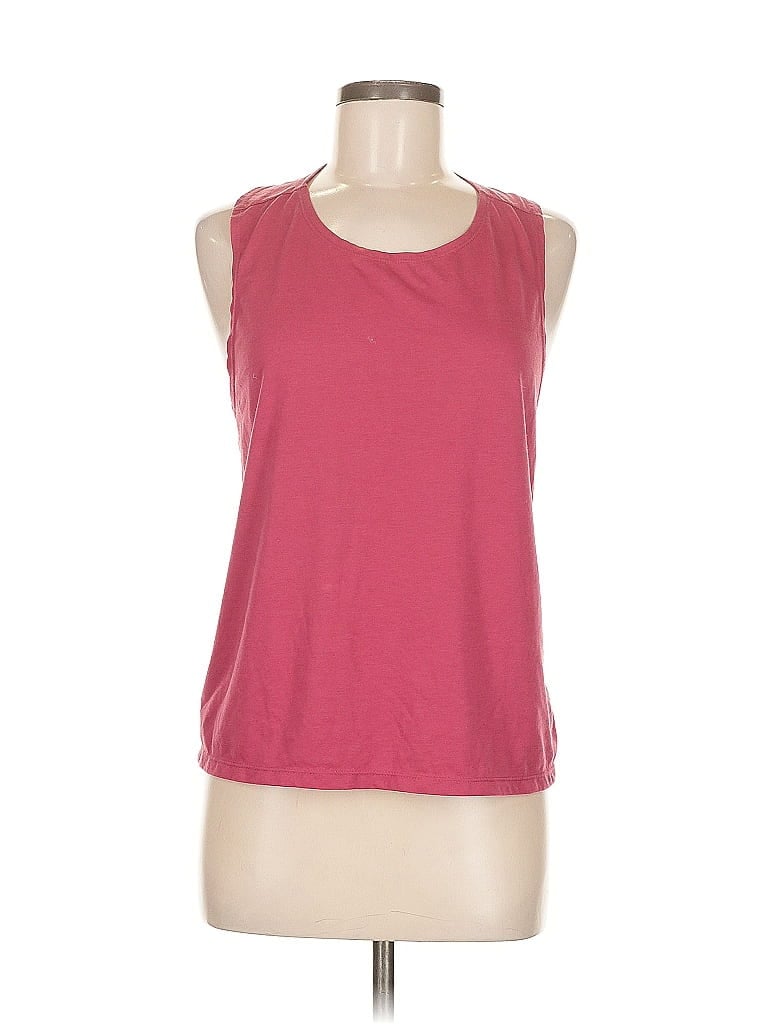 Pre-owned Nike Sleeveless T-shirt In Burgundy