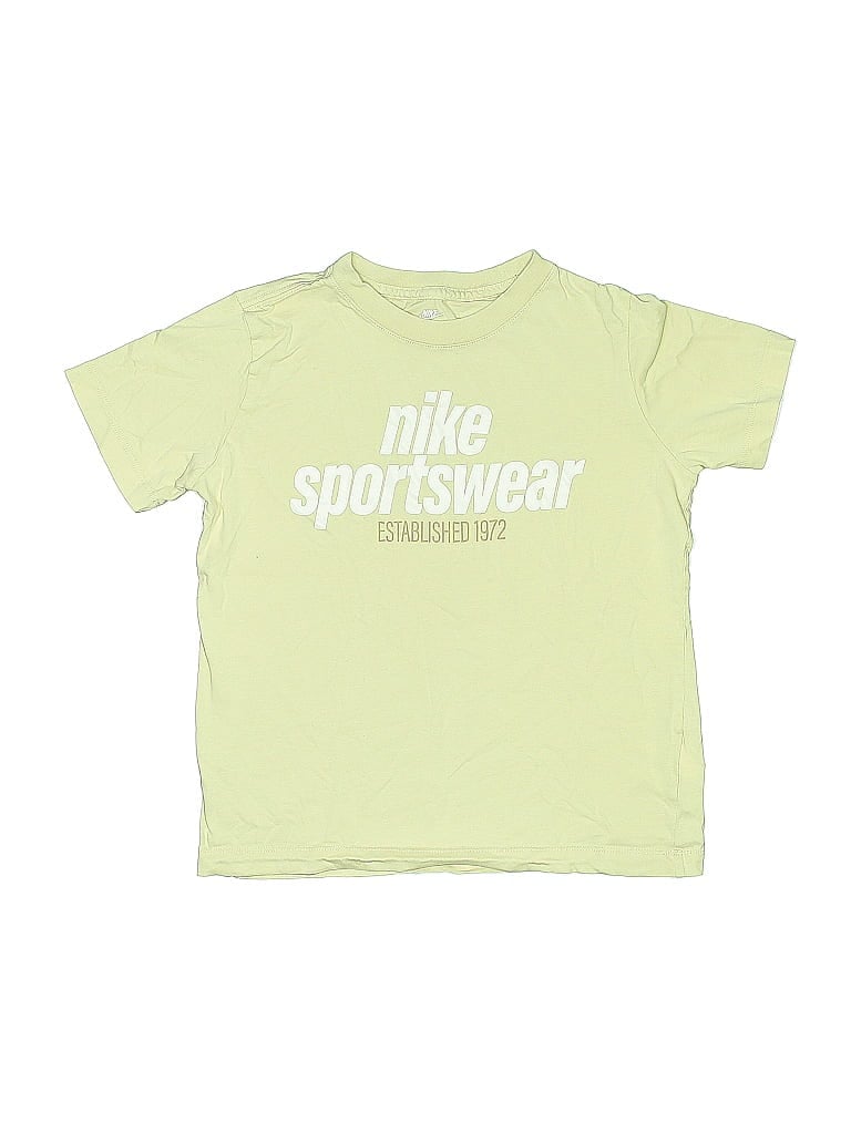 Pre-owned Nike Kids' Active T-shirt In Green