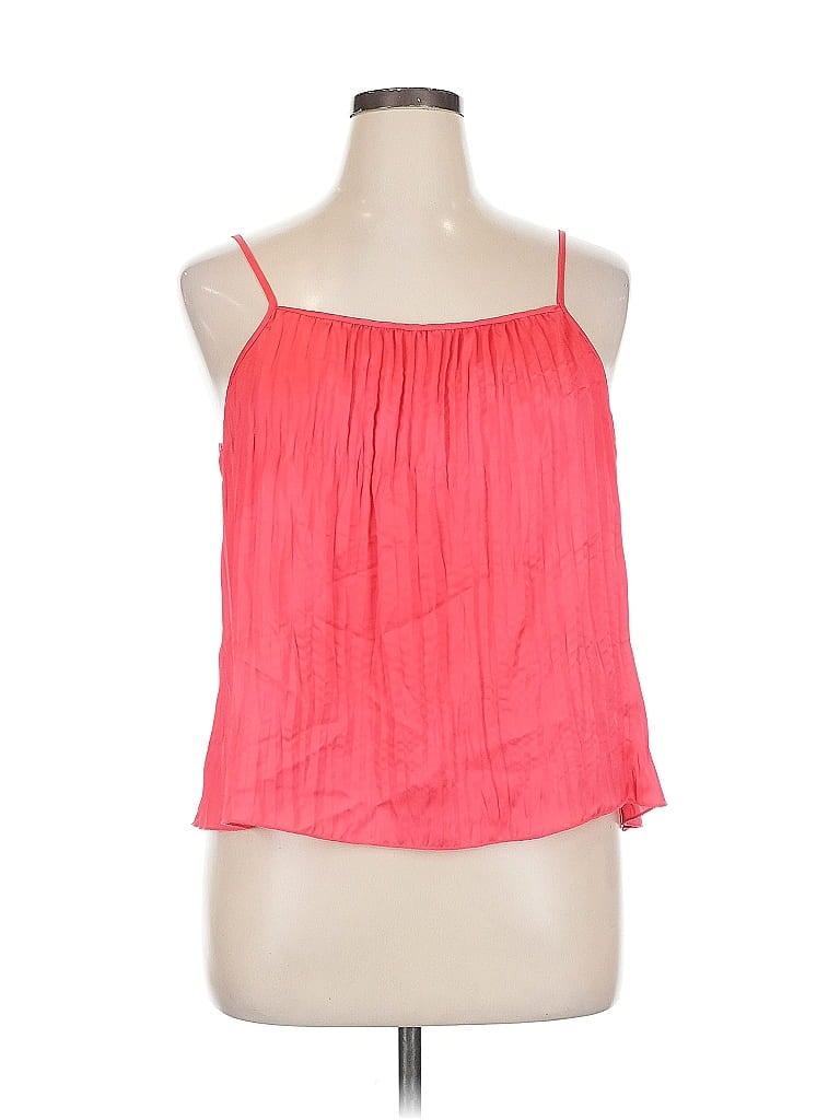 Pre-owned A New Day Tank Top Pink Halter Neckline Tops