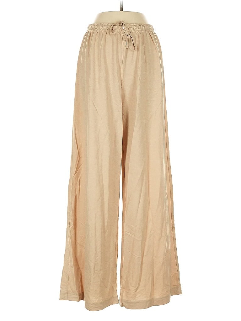 Pre-owned H&m Casual Pants In Gold