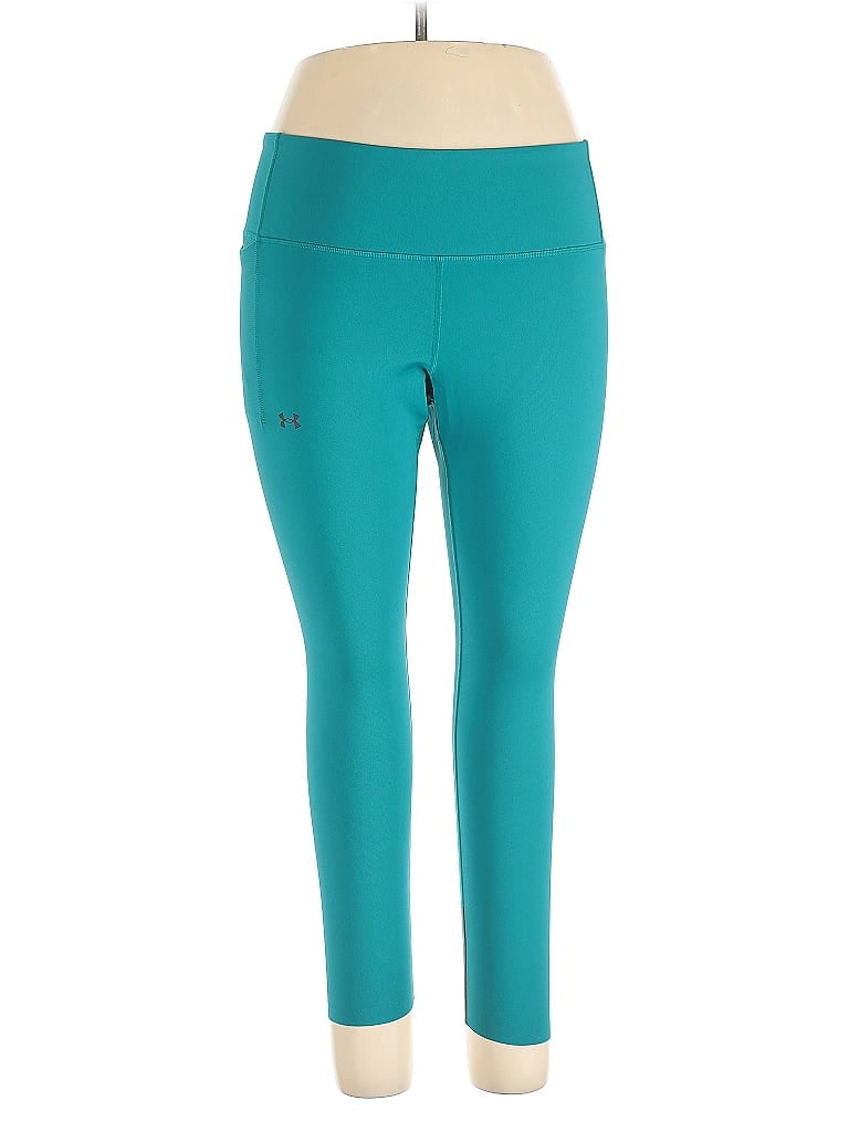 Pre-owned Under Armour Active Pants In Blue