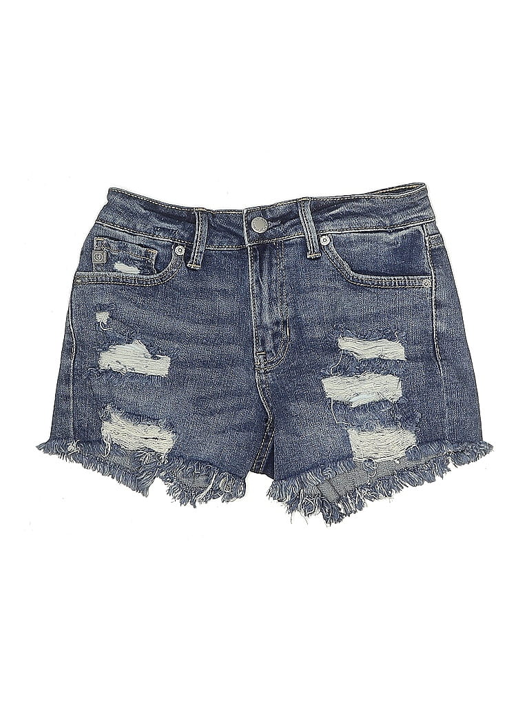 Pre-owned Just Usa Denim Shorts In Blue