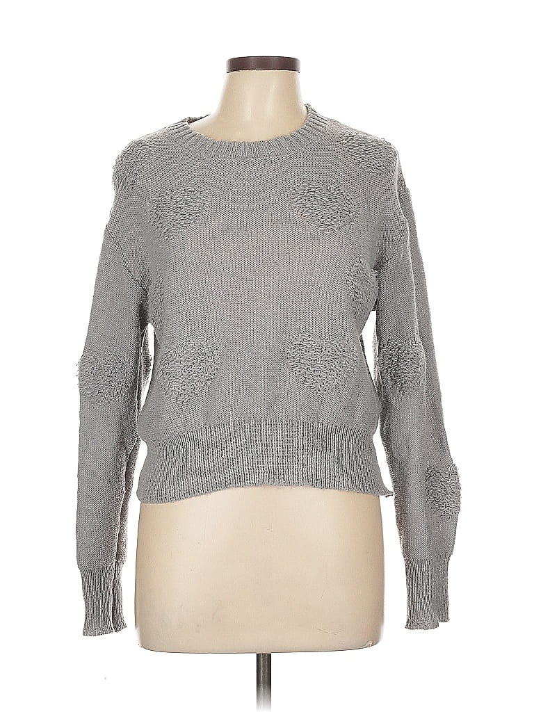 Pre-owned Assorted Brands Pullover Sweater In Gray