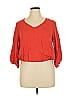 Veronica M. Red 3/4 Sleeve Top Size XL - photo 1