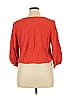 Veronica M. Red 3/4 Sleeve Top Size XL - photo 2