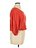 Veronica M. Red 3/4 Sleeve Top Size XL - photo 4