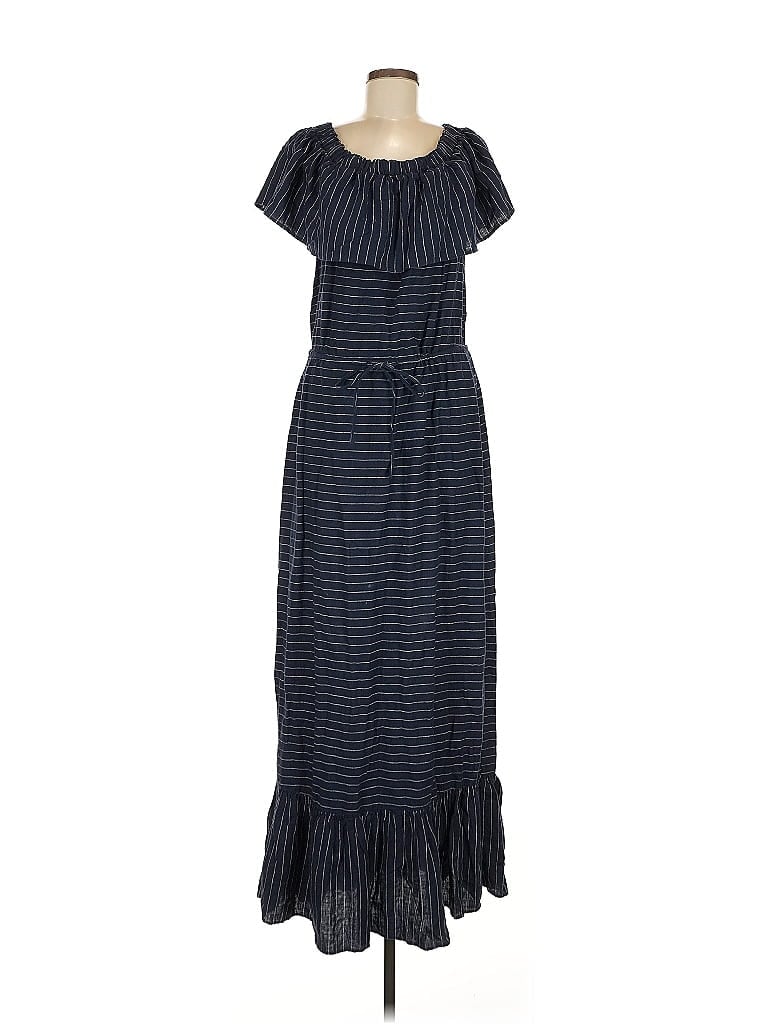 Pre-owned Soho Jeans New York & Company Casual Dress In Blue