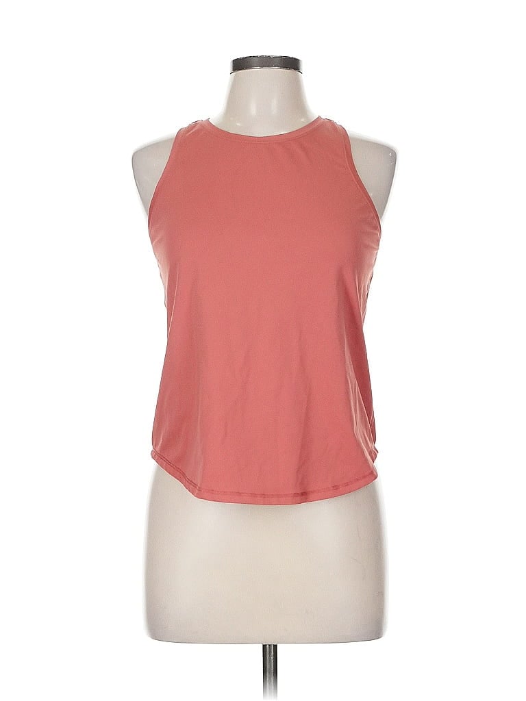 Pre-owned Active By Old Navy Tank Top Pink Halter Neckline Tops