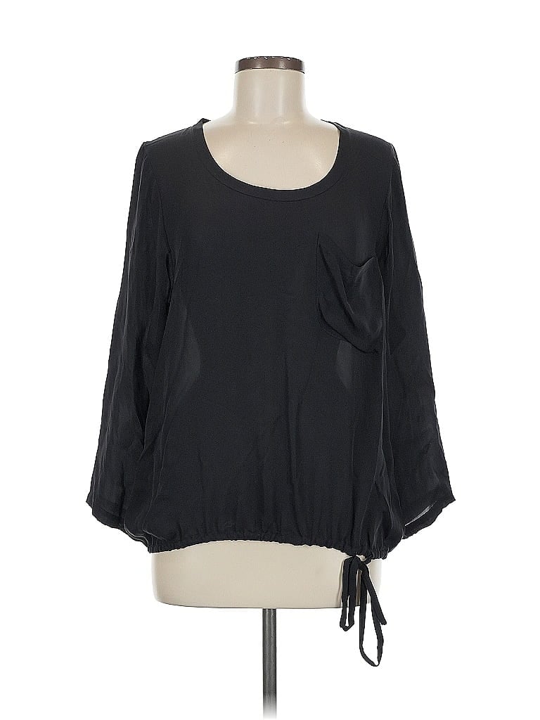 Pre-owned Theory 3/4 Sleeve T-shirt In Black