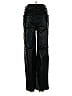 Inc Denim Metallic Black Casual Pants Size 4 - photo 2