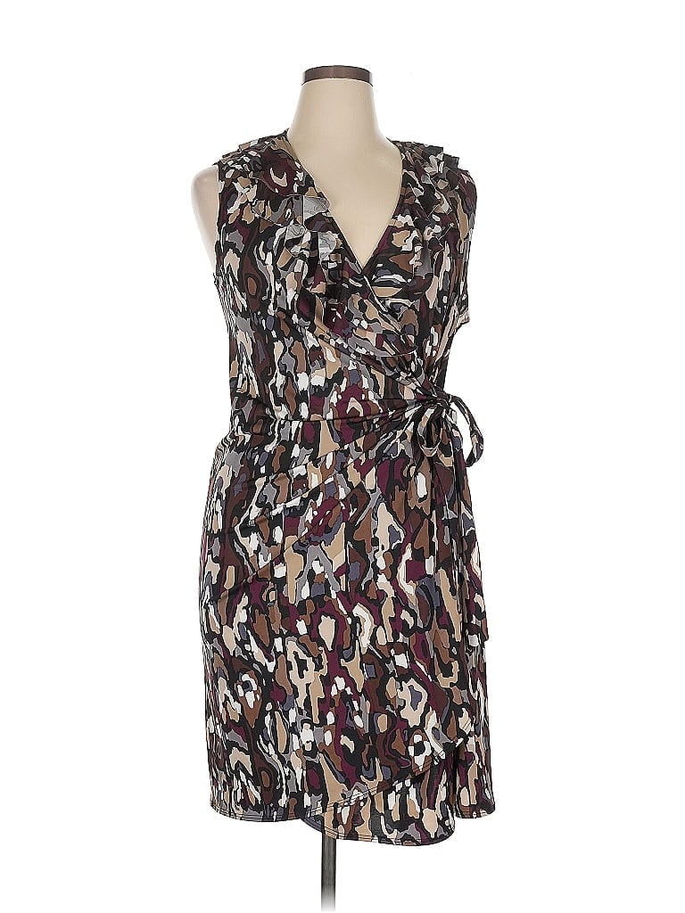 Pre-owned Tiana B Kimono In Brown