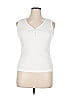 Unbranded White Sleeveless Top Size XL - photo 1