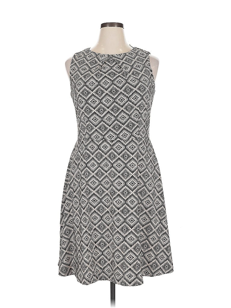 Pre-owned Signature Casual Dress In Gray