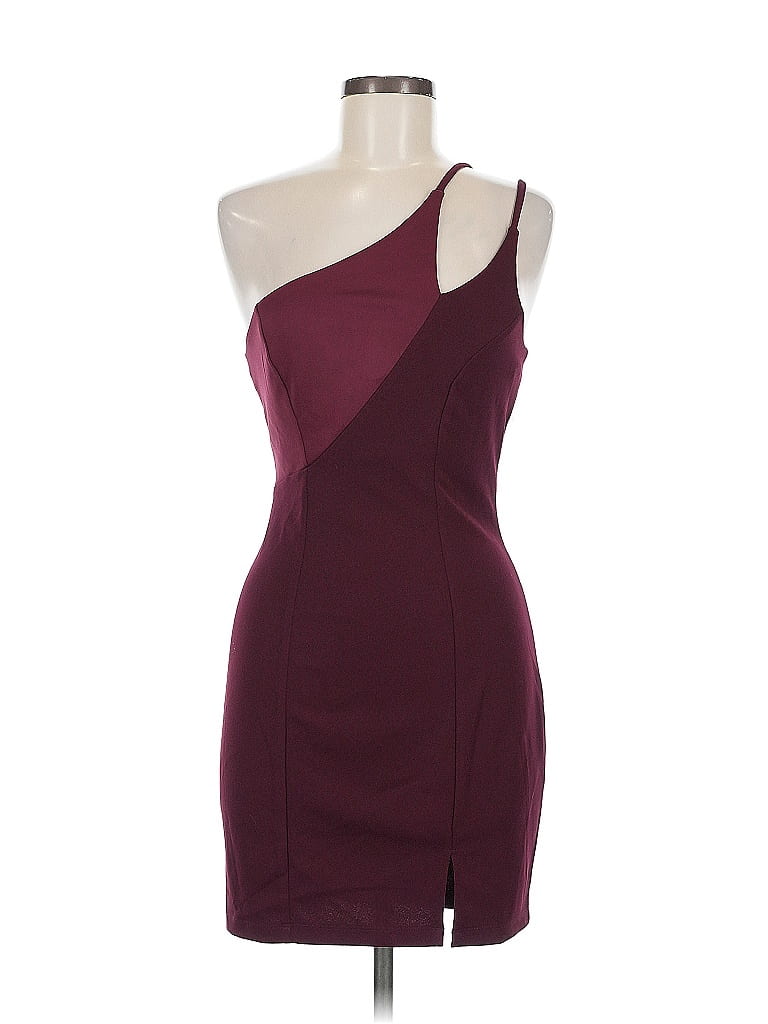 Pre-owned Speechless Cocktail Dress In Burgundy