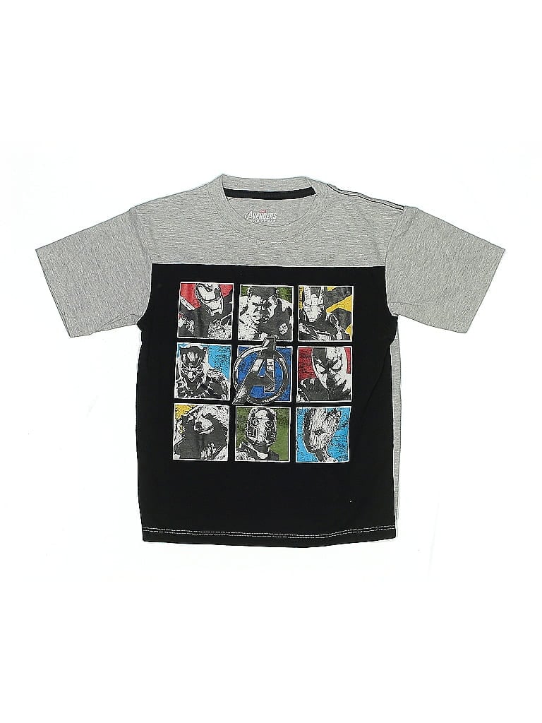 Pre-owned Marvel Kids' Short Sleeve T-shirt In Silver