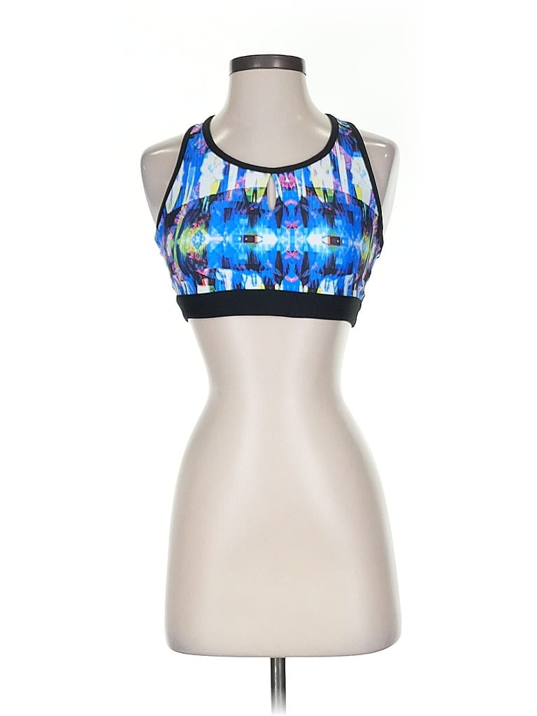 Click to view more detailed imagery on our partner's website Pre-owned Fabletics Tank Top Blue Halter Neckline Tops