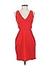 Express Solid Red Cocktail Dress Size S - photo 1