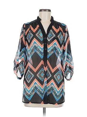 My Michelle 3/4 Sleeve Blouse (view 1)