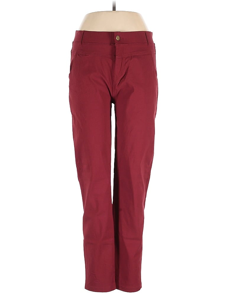 Pre-owned A.b. Jeans In Burgundy