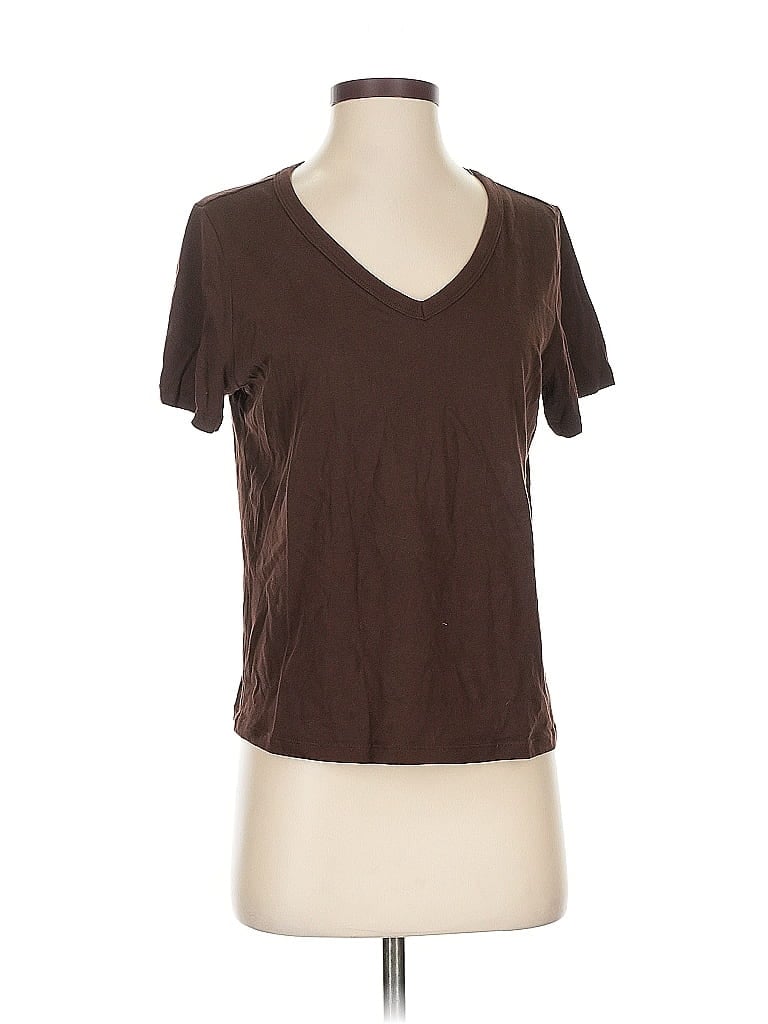 Pre-owned Old Navy Short Sleeve T-shirt In Brown