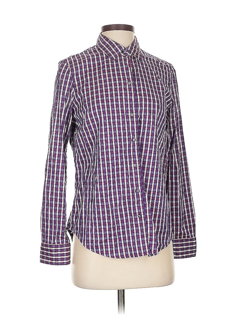 Click to view more detailed imagery on our partner's website Pre-owned Robert Graham Long Sleeve Button Down Shirt In Purple