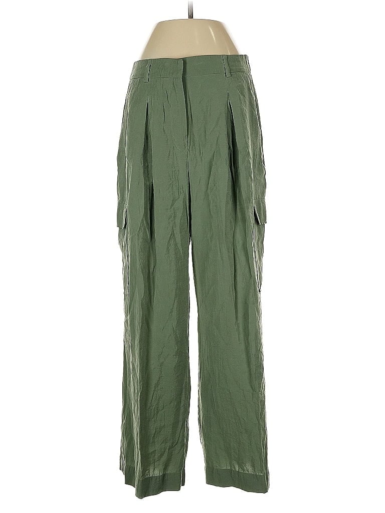 Pre-owned Abercrombie & Fitch Cargo Pants In Green