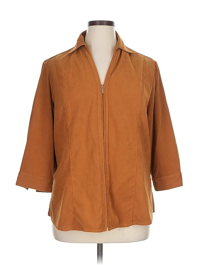 Pre-owned Coldwater Creek Coat In Brown