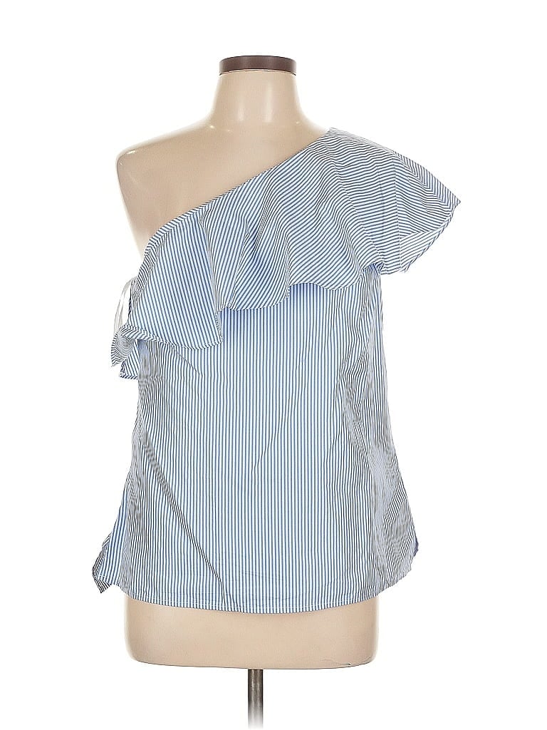 Pre-owned Polo Ralph Lauren Sleeveless Blouse In Blue