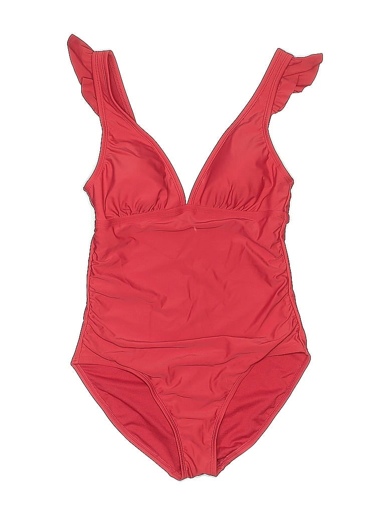 Pre-owned Kona Sol One Piece Swimsuit In Red
