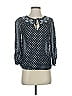 Point Sur Blue 3/4 Sleeve Blouse Size XXS - photo 1