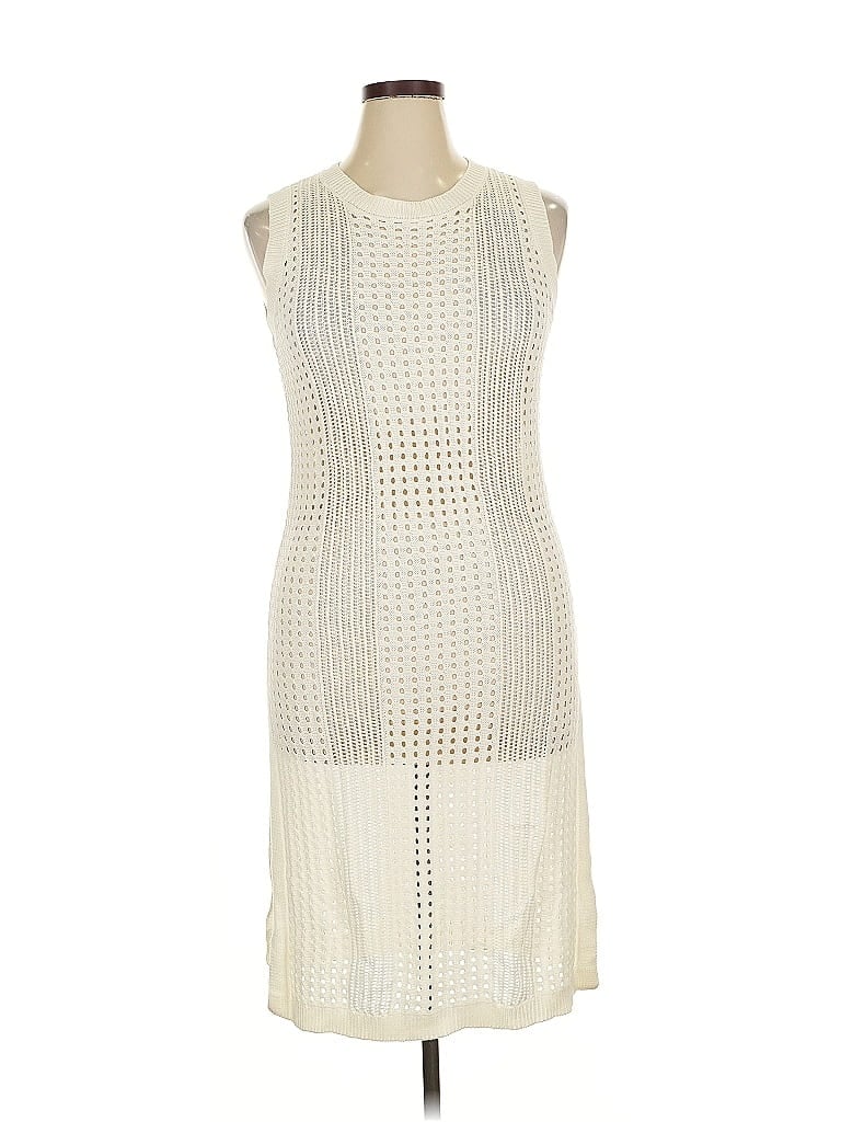 Pre-owned Tahari Cocktail Dress In White