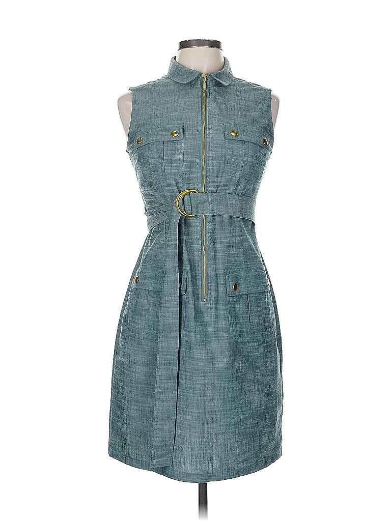 Click to view more detailed imagery on our partner's website Pre-owned Sharagano Casual Dress In Blue