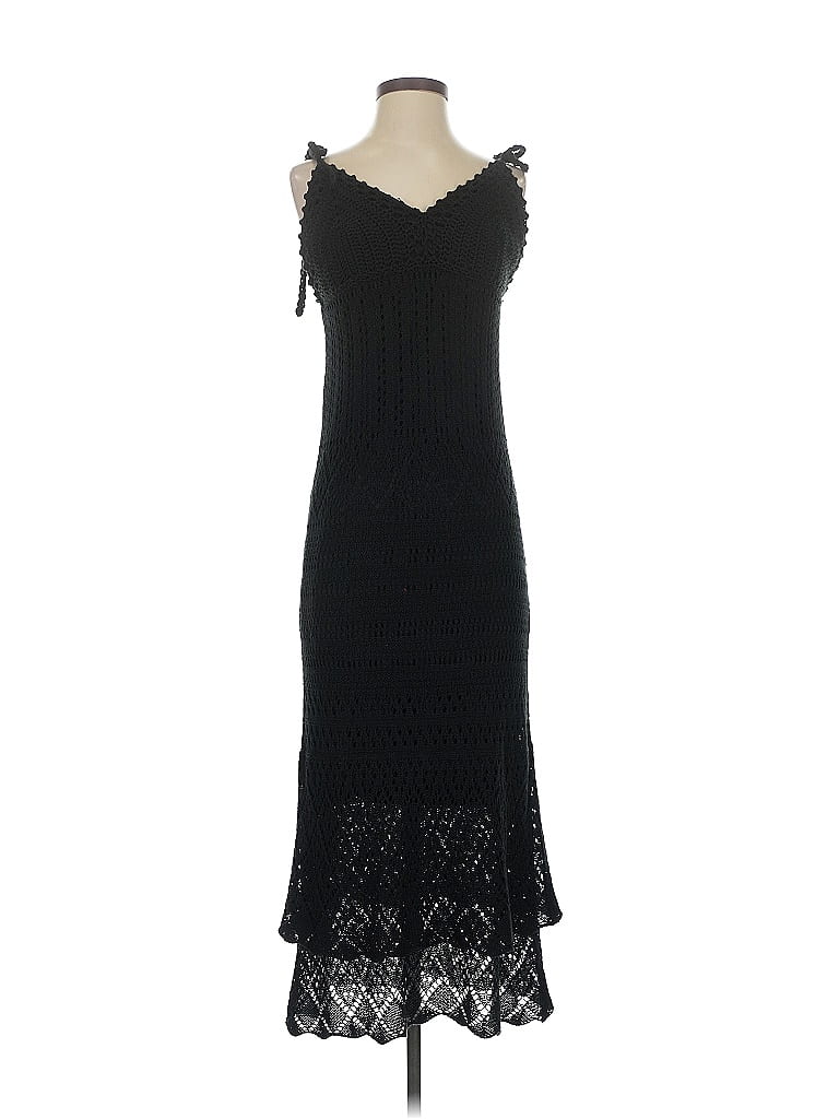 Pre-owned Solitaire Cocktail Dress In Black