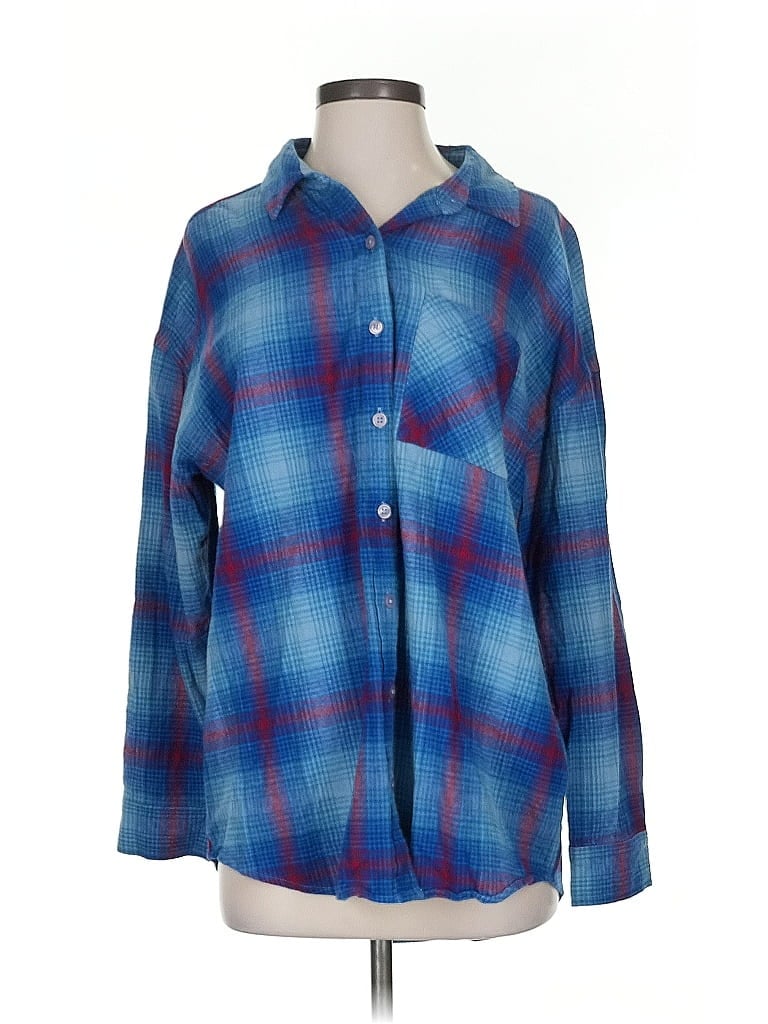 Click to view more detailed imagery on our partner's website Pre-owned Bp. Long Sleeve Button Down Shirt In Blue