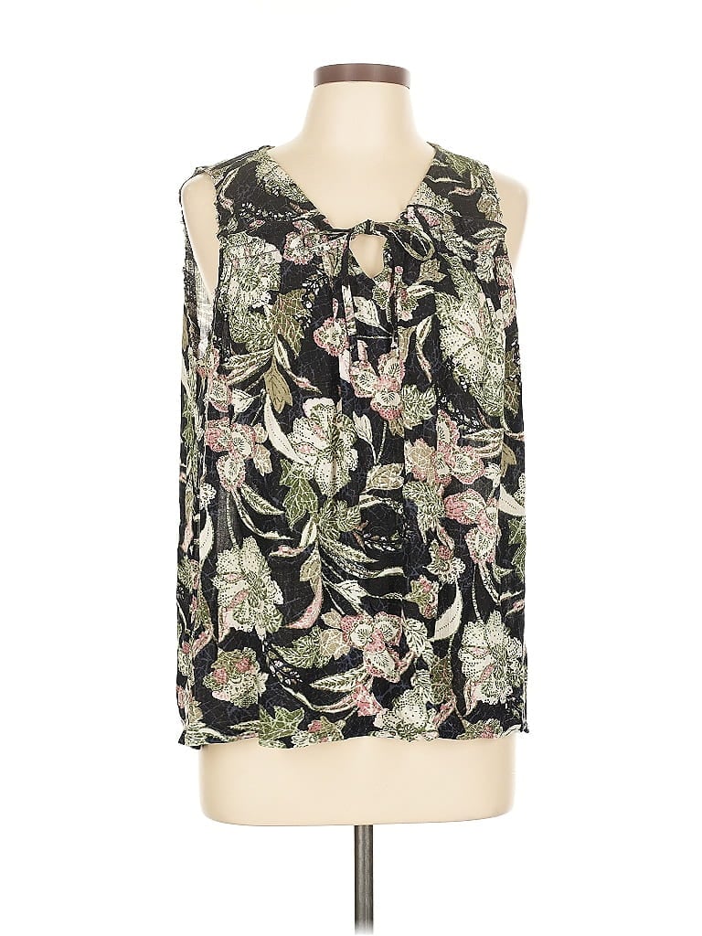 Pre-owned Old Navy Sleeveless Blouse In Black
