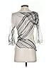 Renée Bardot Silver 3/4 Sleeve Blouse Size S - photo 2