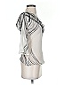 Renée Bardot Silver 3/4 Sleeve Blouse Size S - photo 4