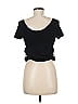 Zalalus Black Short Sleeve Top Size M - photo 2