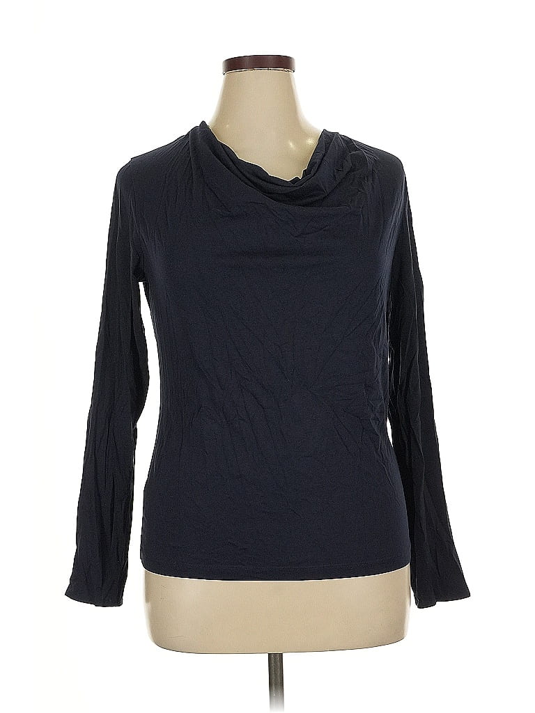 Click to view more detailed imagery on our partner's website Pre-owned Anne Klein Long Sleeve Top Black Cowl Neck Tops