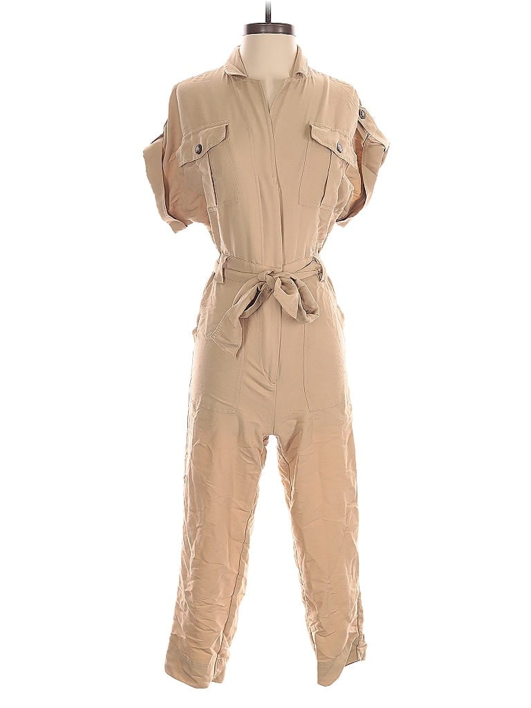 Pre-owned H&m Jumpsuit In Brown
