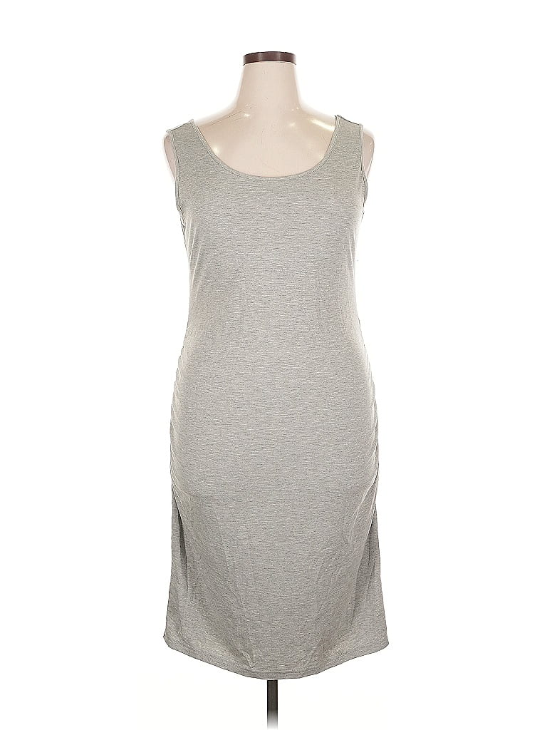 Pre-owned Unbranded Casual Dress In Gray