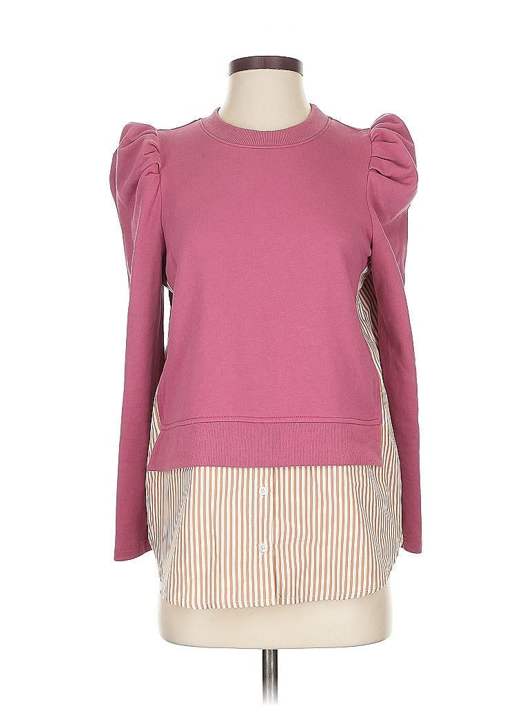 MAEVE BY ANTHROPOLOGIE Pre-owned Sweatshirt In Pink