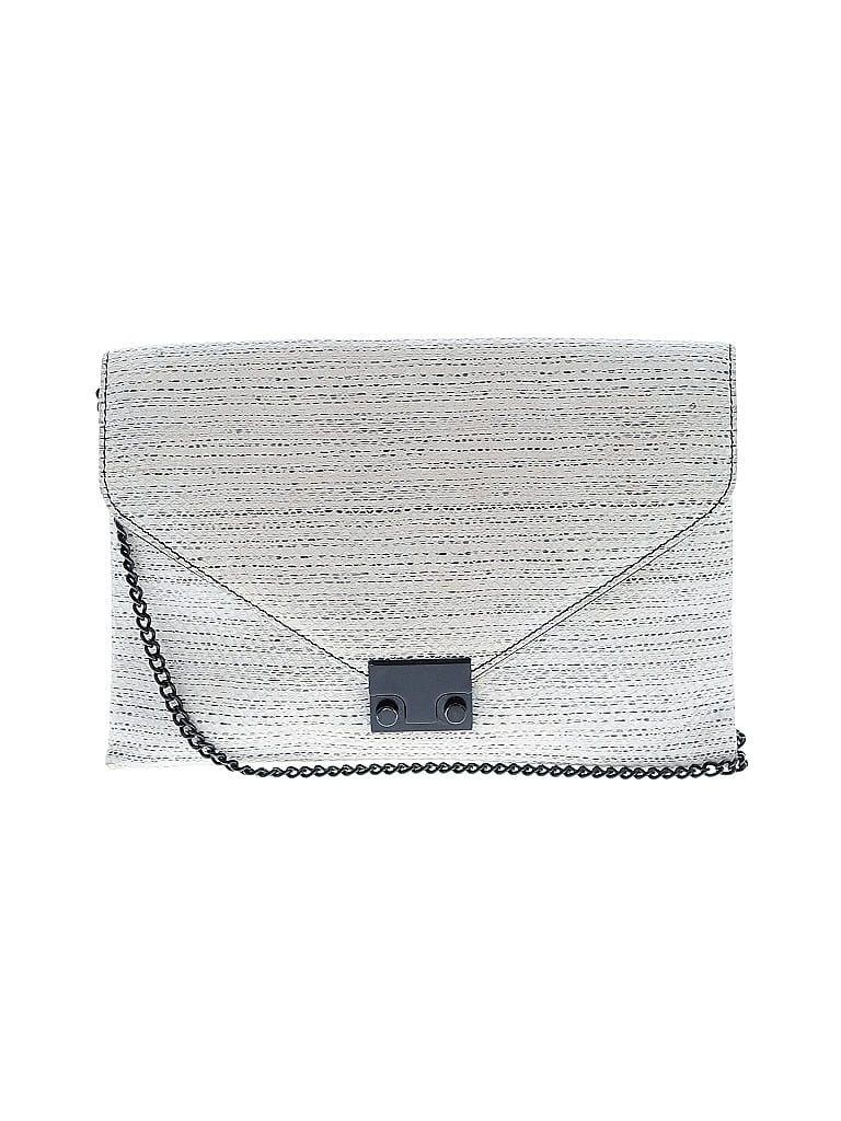 Pre-owned Loeffler Randall Leather Crossbody Bag In White